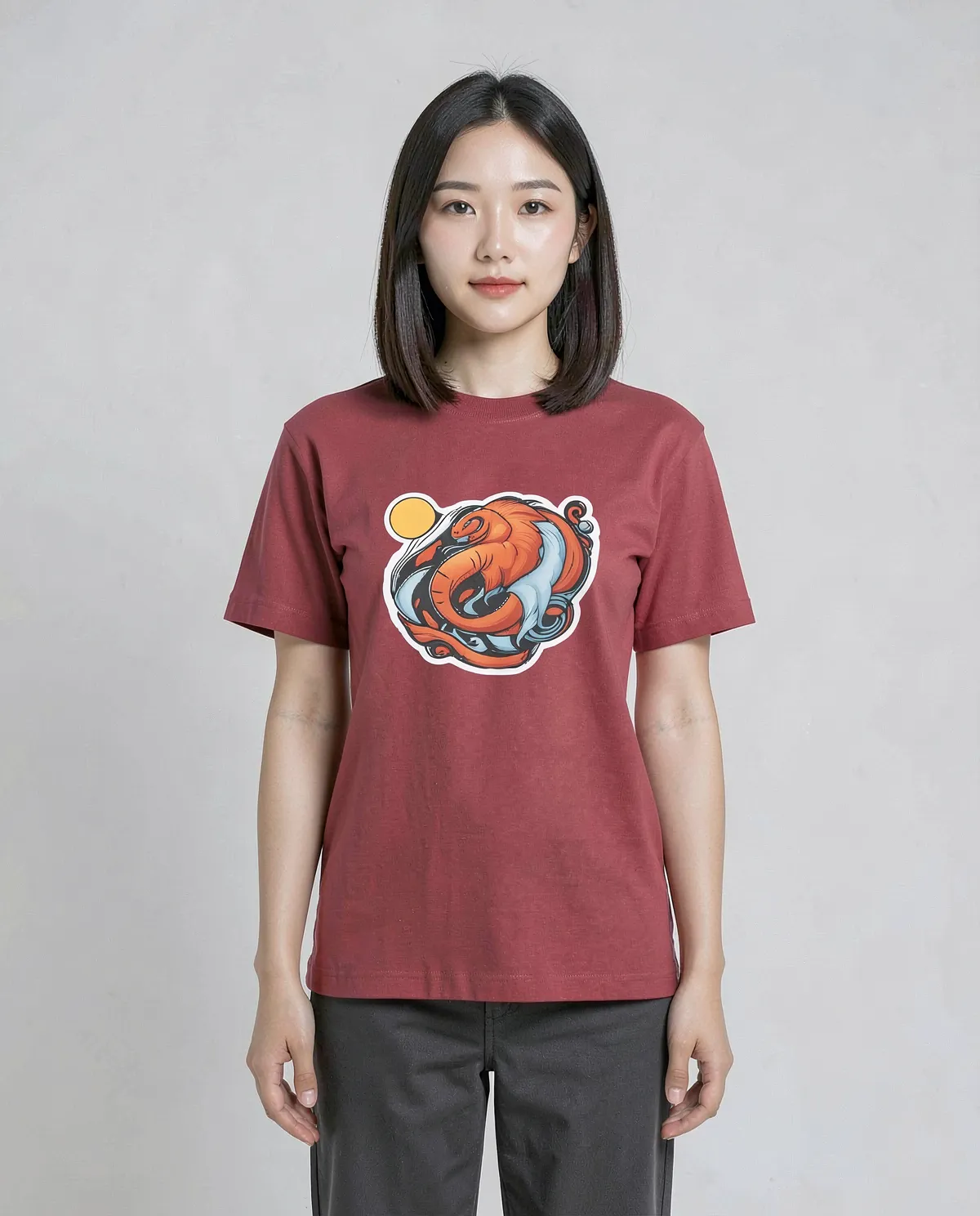 Organic Red T-Shirt 0