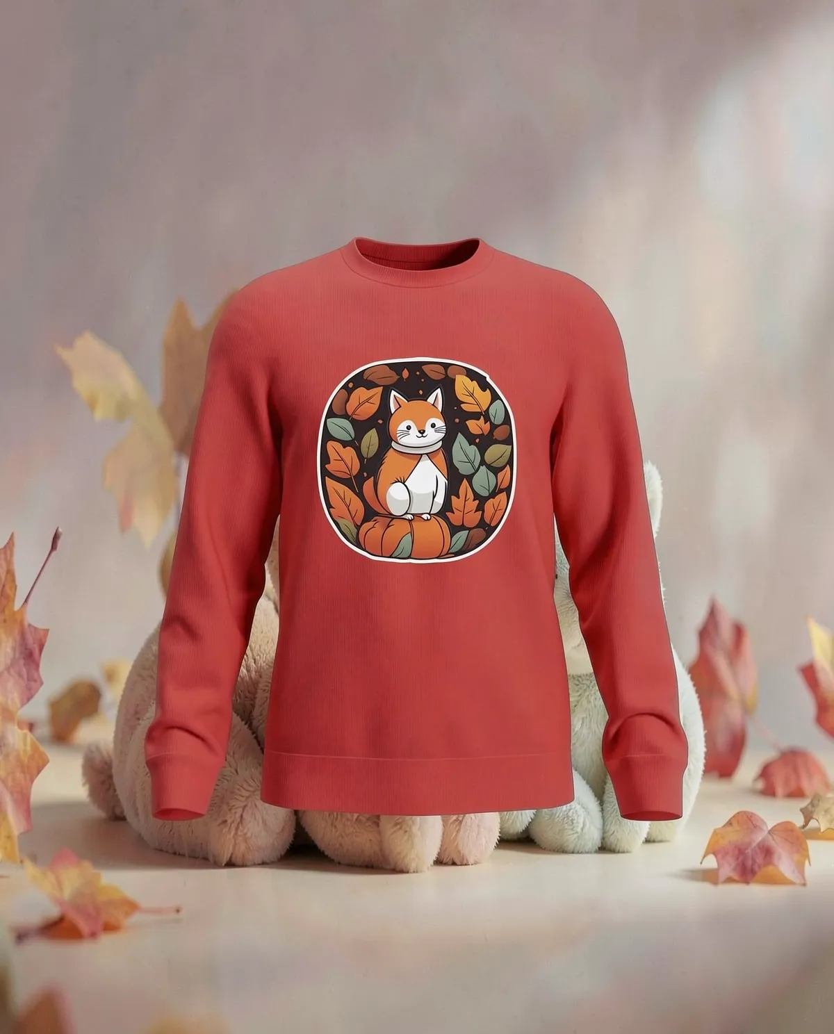 Red Unisex Sweatshirt – Bold Color, Classic Comfort 59