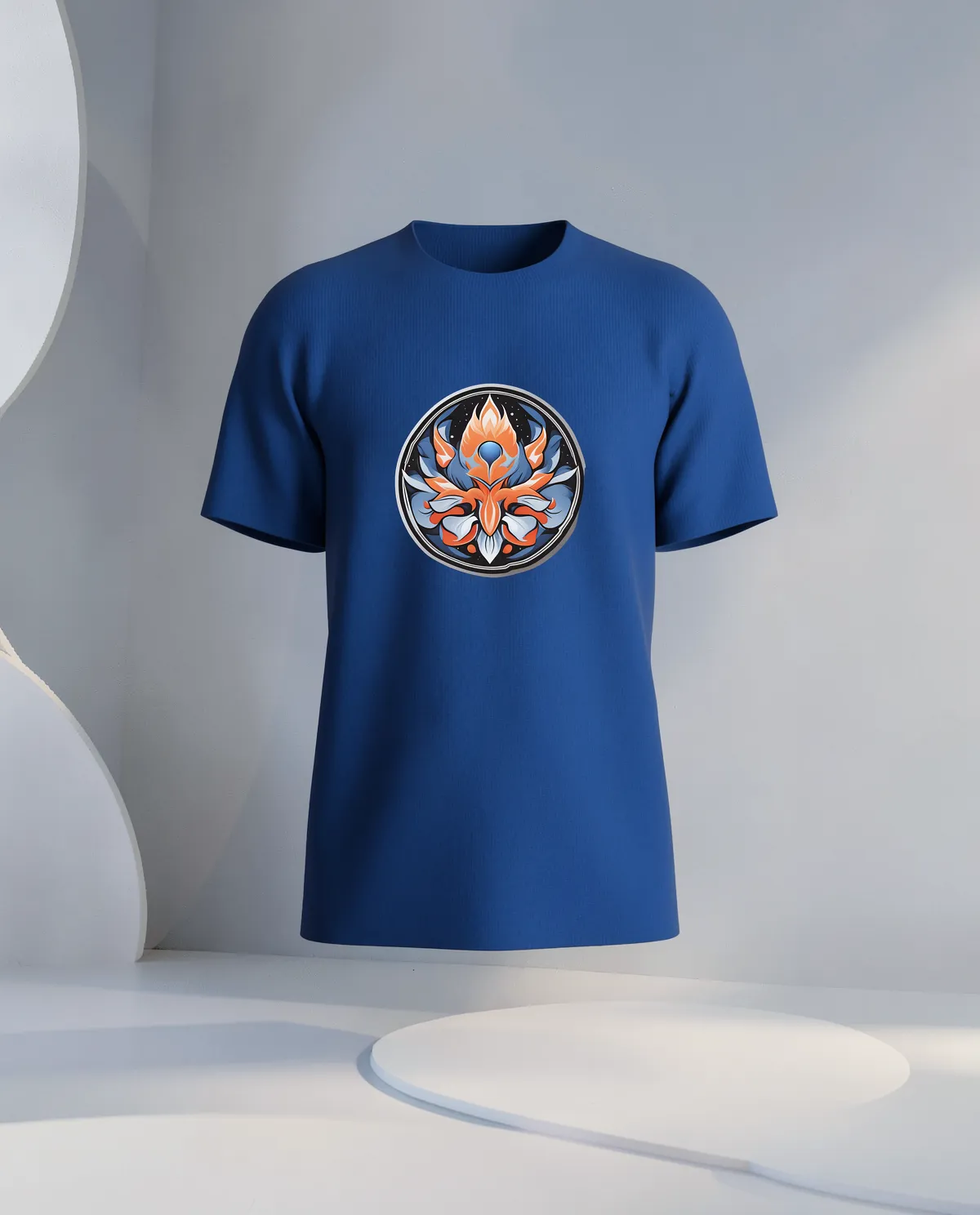 Blue Organic Cotton T-Shirt – Modern Fit & Eco‑Sustainability 59