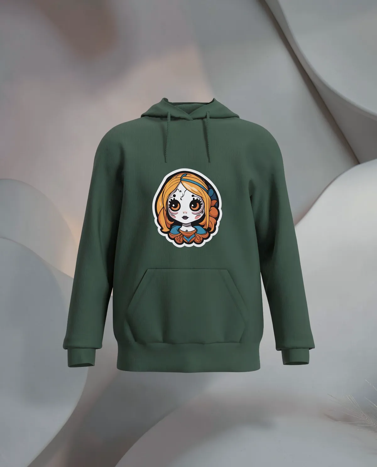 Green Unisex Organic Cotton Sweatshirt – Premium Comfort 59