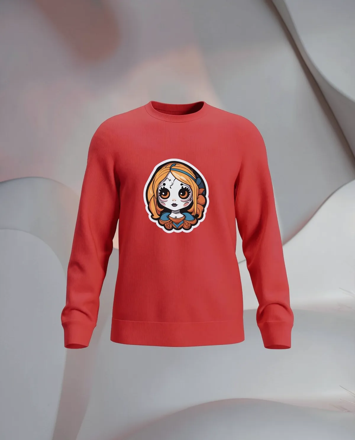 Red Unisex Sweatshirt – Classic Comfort & Style 59