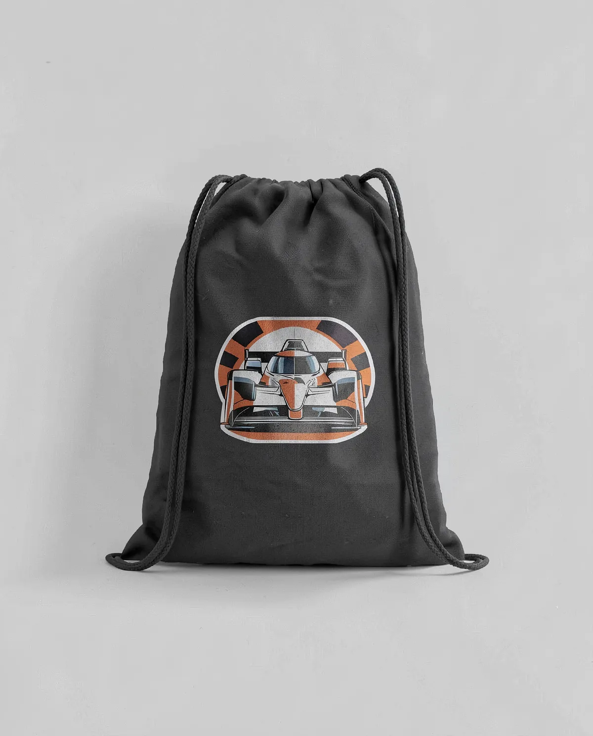 Lightweight Natural‑Cotton Drawstring Gym Bag 0