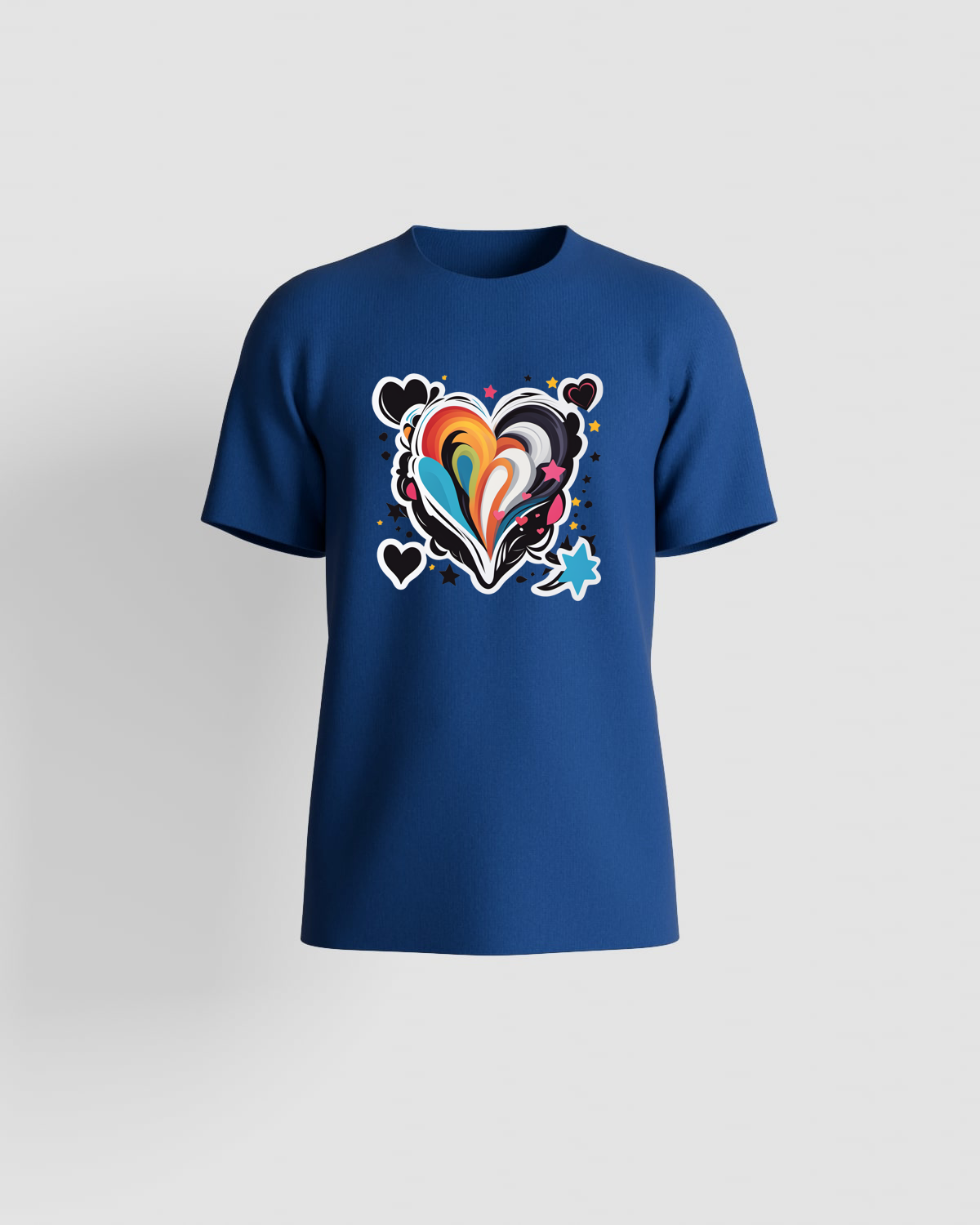 Blue Unisex Eco-Cotton Crew Neck T-Shirt 59