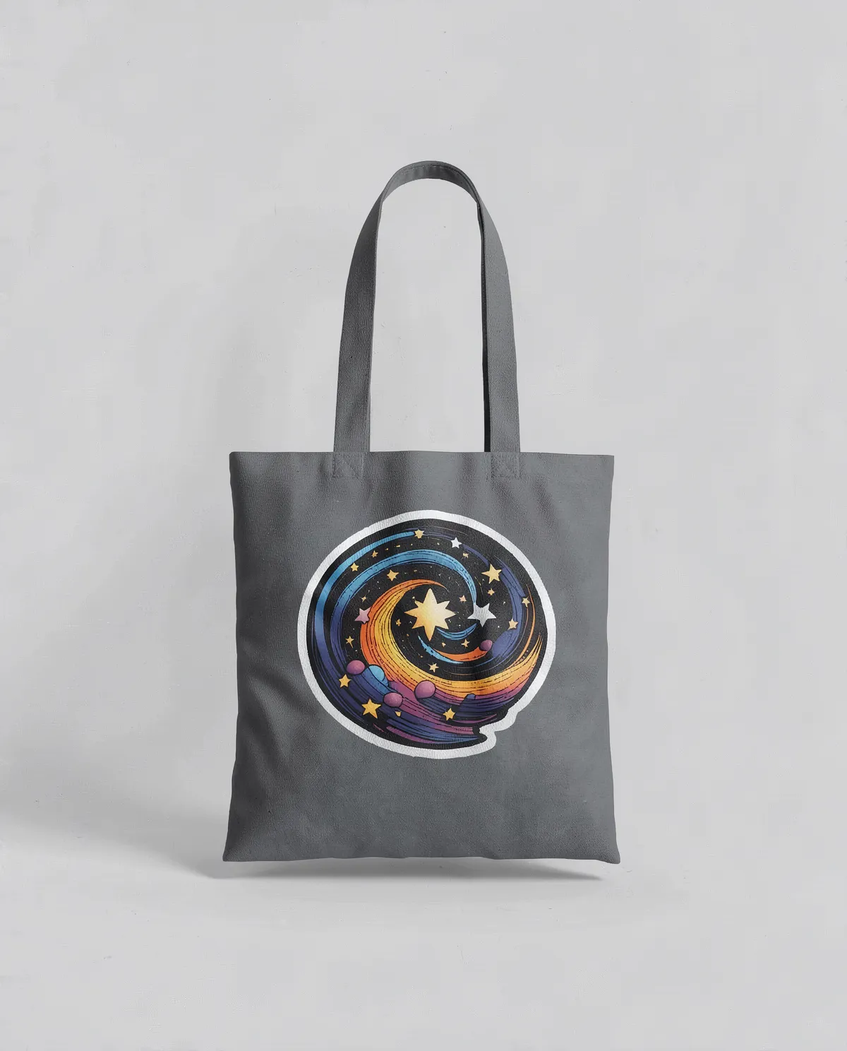 Cotton Tote Bag with Removable Label and Smooth Print Surface 0