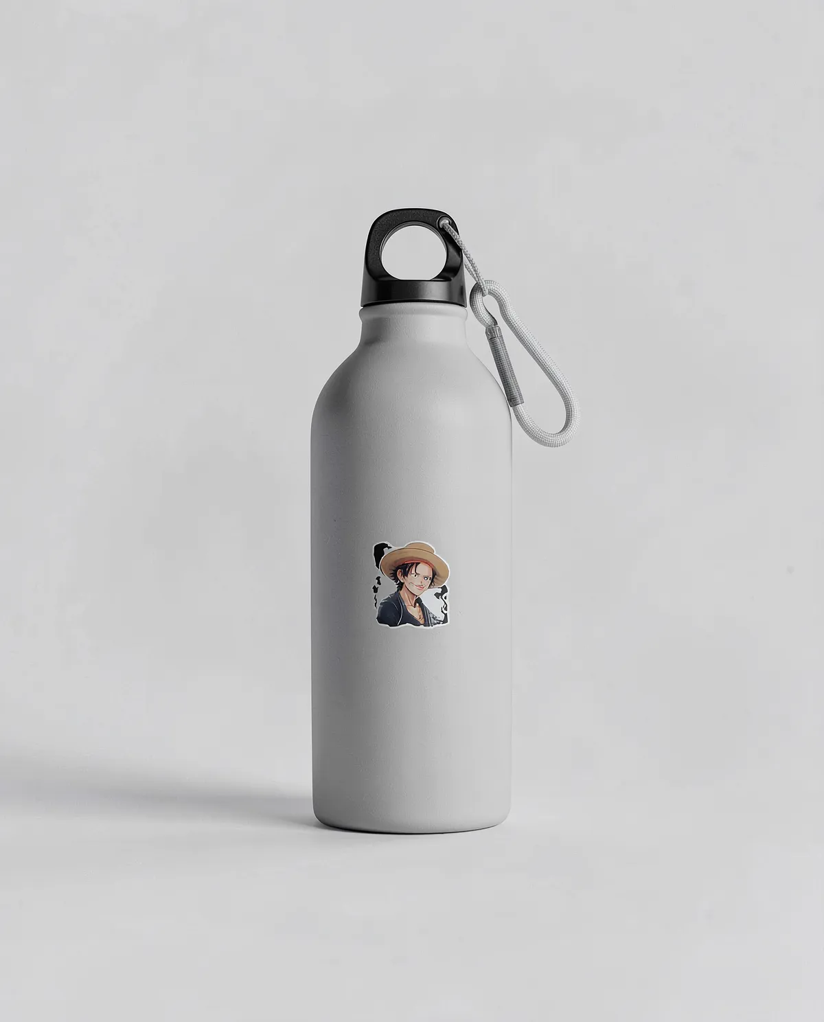Eco-Friendly Aluminum Water Bottle with Carabiner Clip 0