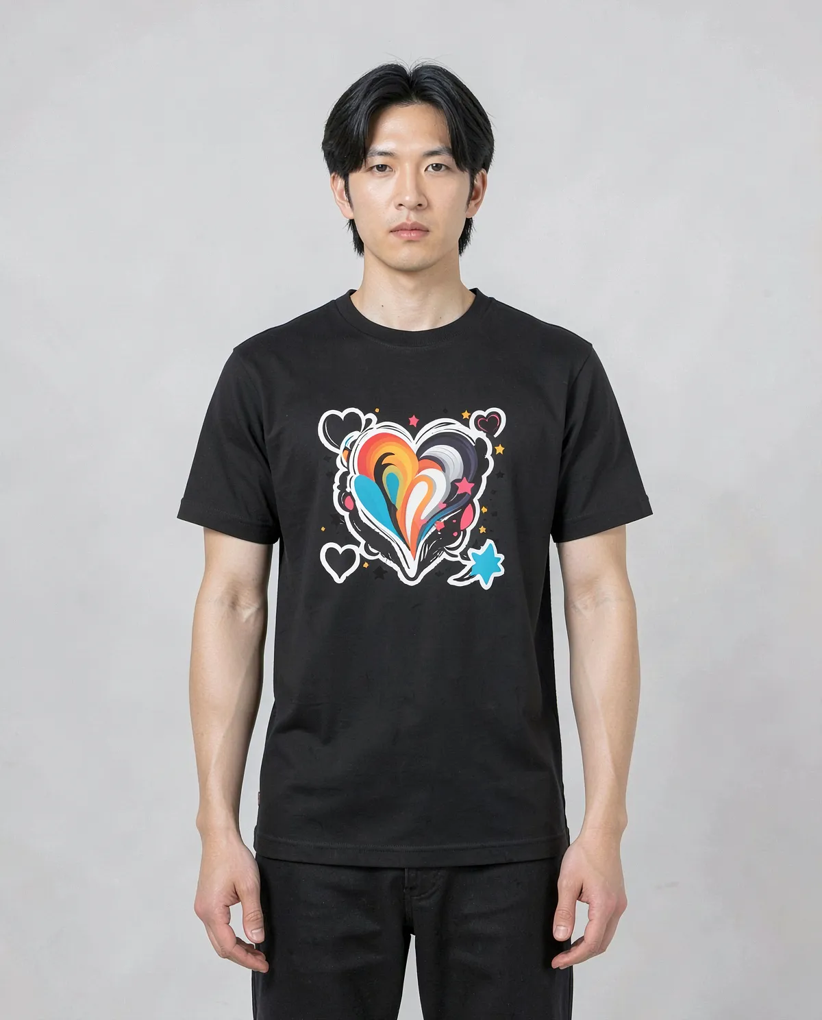 Unique Black T-Shirt – Soft Organic Cotton, Modern Fit 0