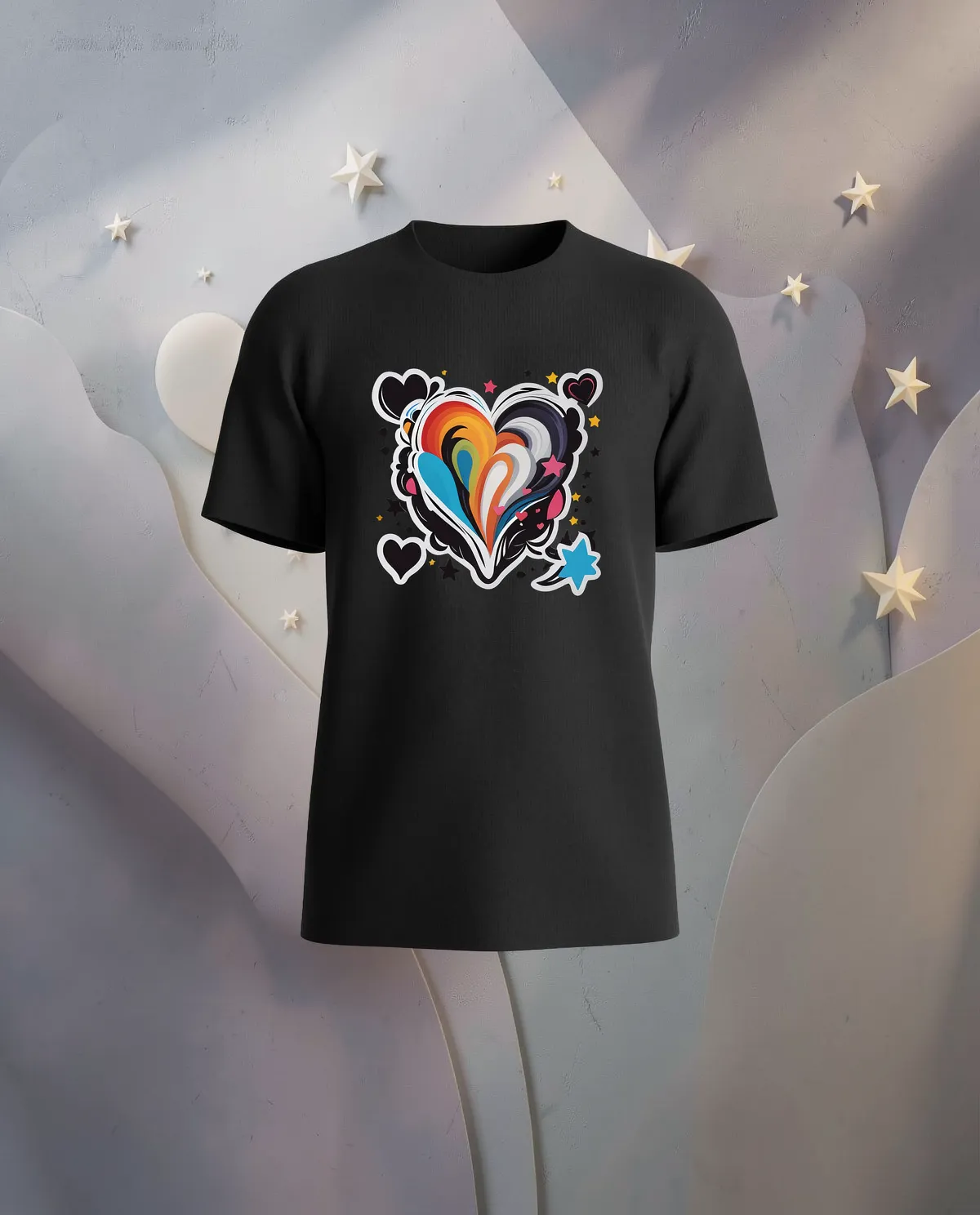Unique Black T-Shirt – Soft Organic Cotton, Modern Fit 59