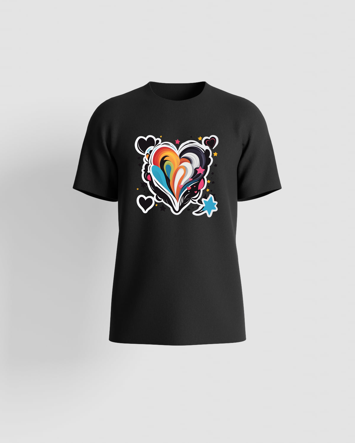 Unique Black T-Shirt – Soft Organic Cotton, Modern Fit 59