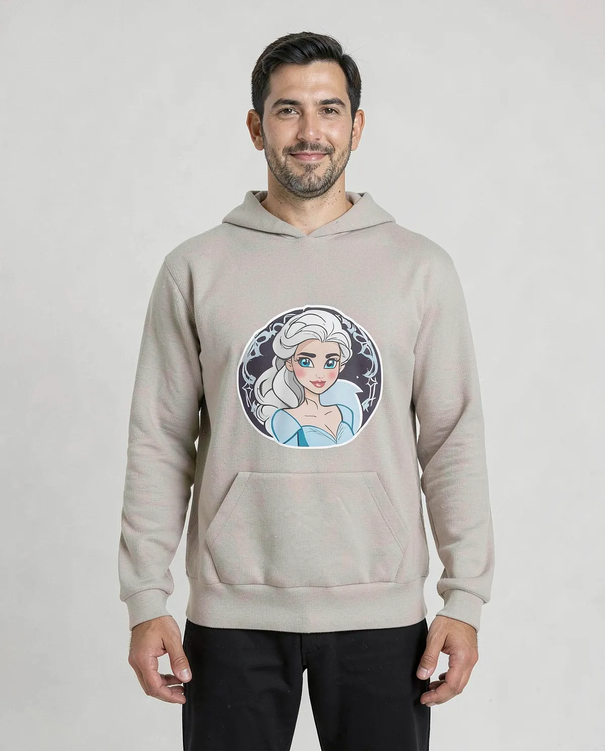 Cream Unisex Organic Cotton Sweatshirt – Soft Comfort 0