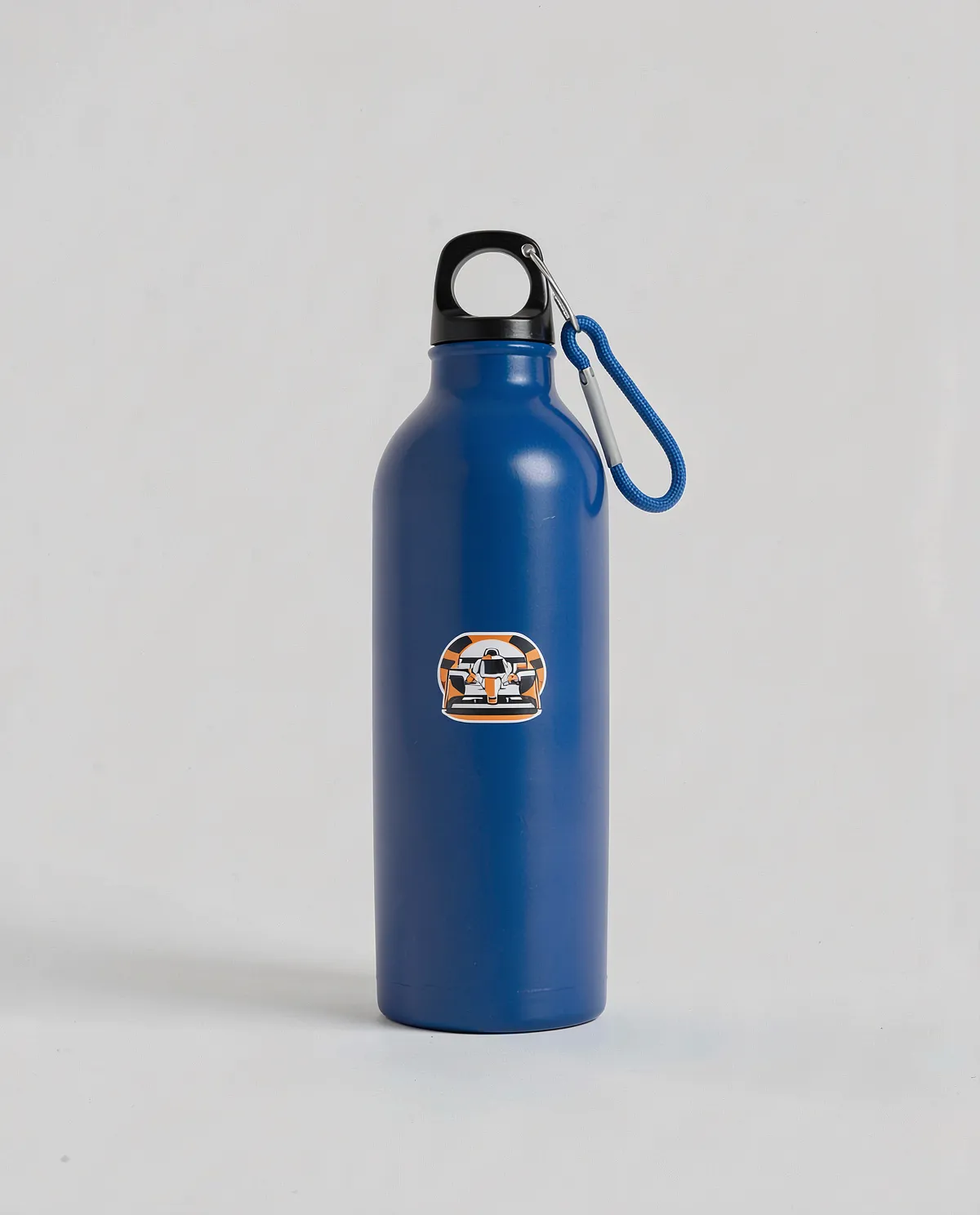 Eco-Aluminum Water Bottle with Carabiner – Smooth Print Surface 0