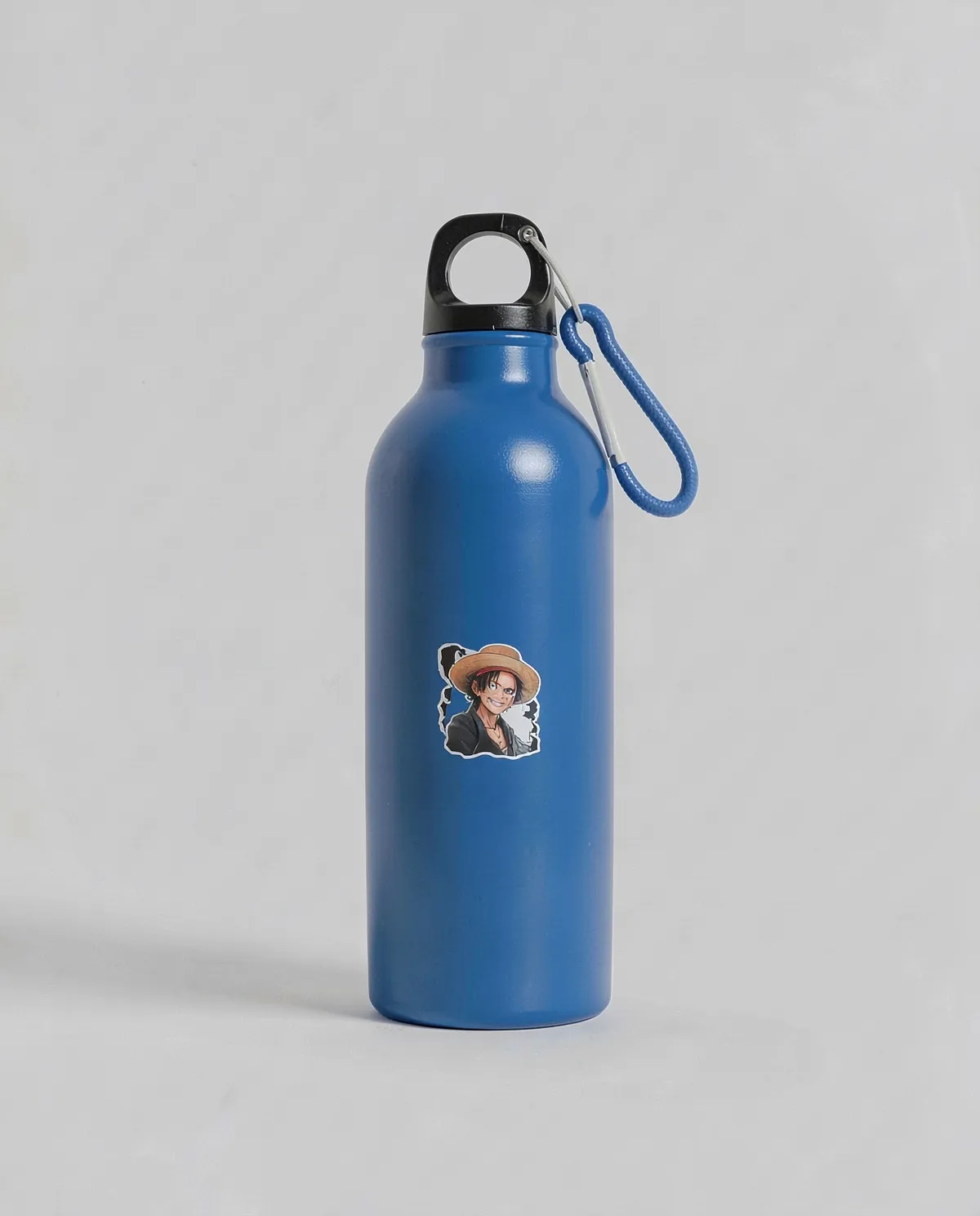 Recycled Aluminum Water Bottle with Carabiner Clip 0