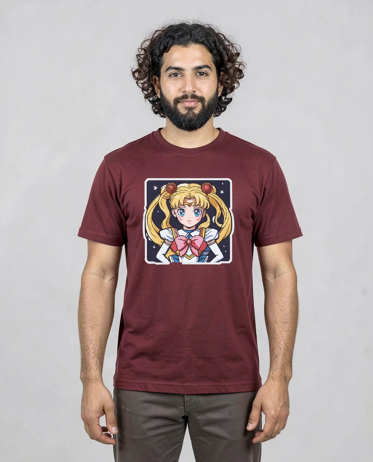 Bold Red Graphic T-Shirt 0