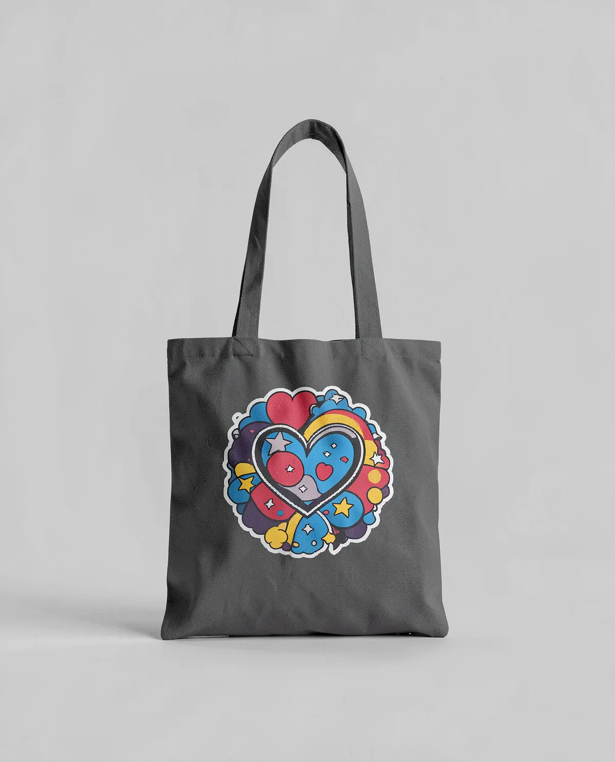 Smooth Cotton Tote Bag with Removable Label for Custom Prints 0