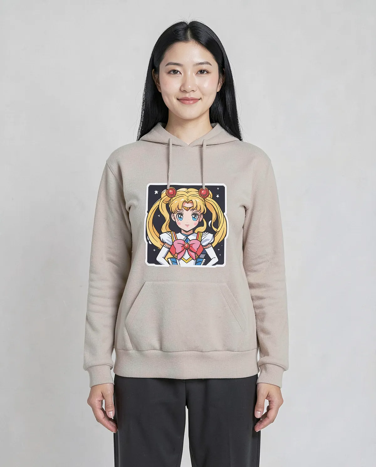Cream Unisex Sweatshirt – Soft Organic Cotton Comfort 0