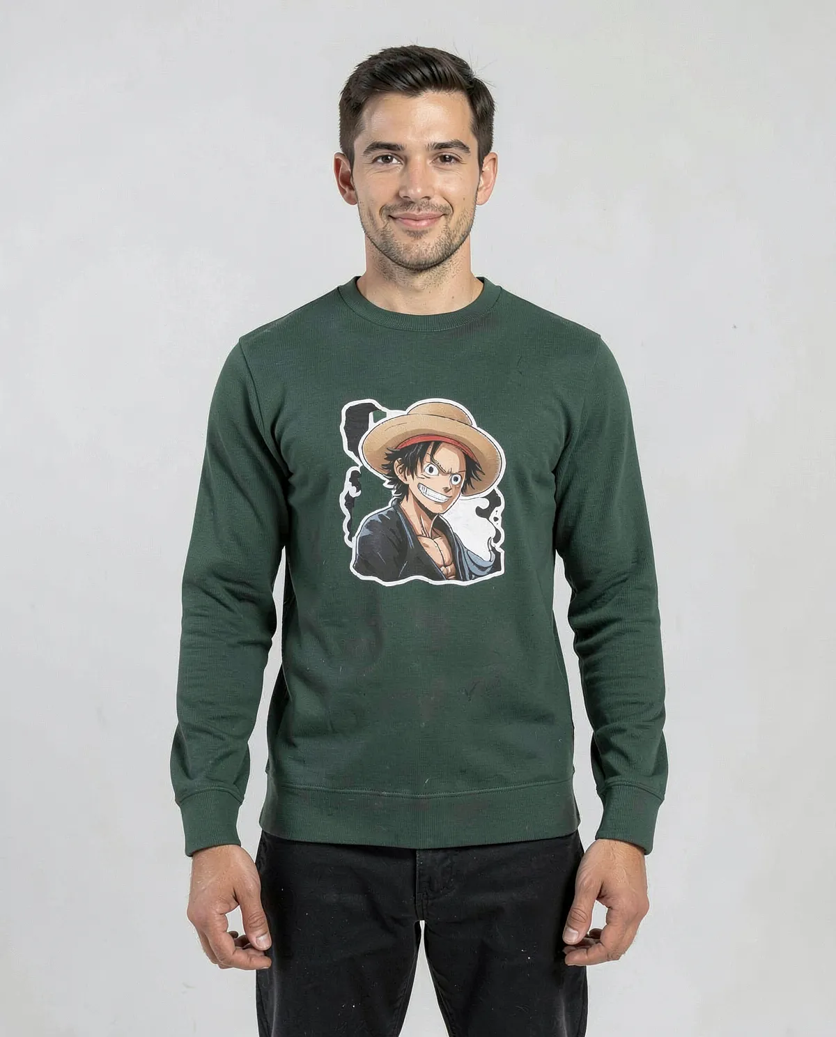 Vibrant Green Unisex Cotton Sweatshirt 0