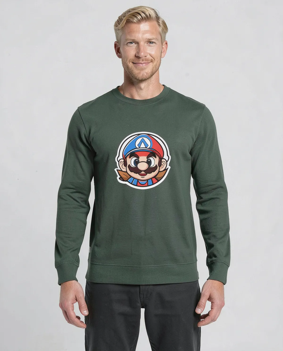 Green Unisex Organic Cotton Sweatshirt – Eco‑Sustainable Comfort 0
