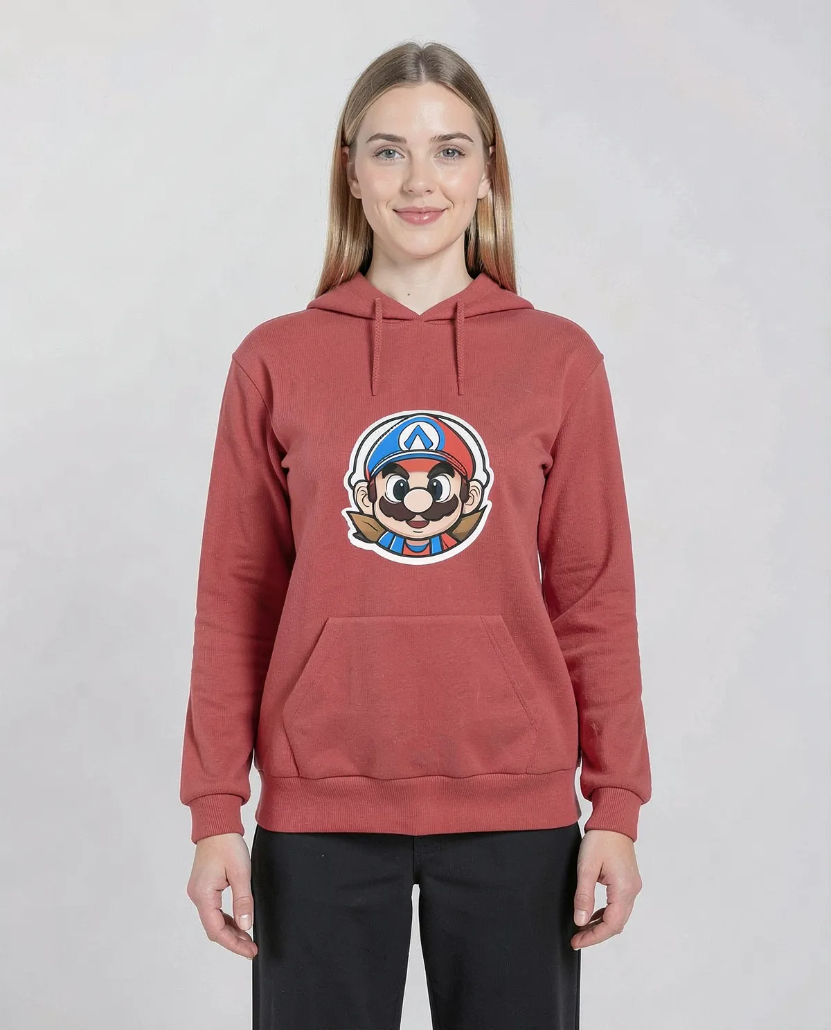 Red Organic Cotton Sweatshirt – Soft Comfort & Eco Style 0