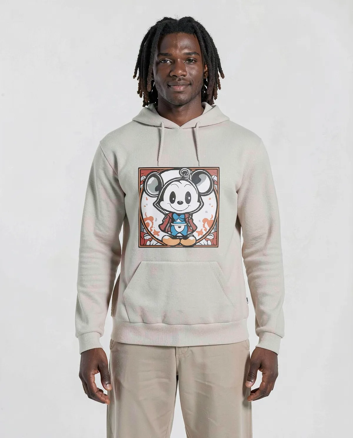 Cream Unisex Sweatshirt – Classic Crew Neck, Soft Organic Cotton 0