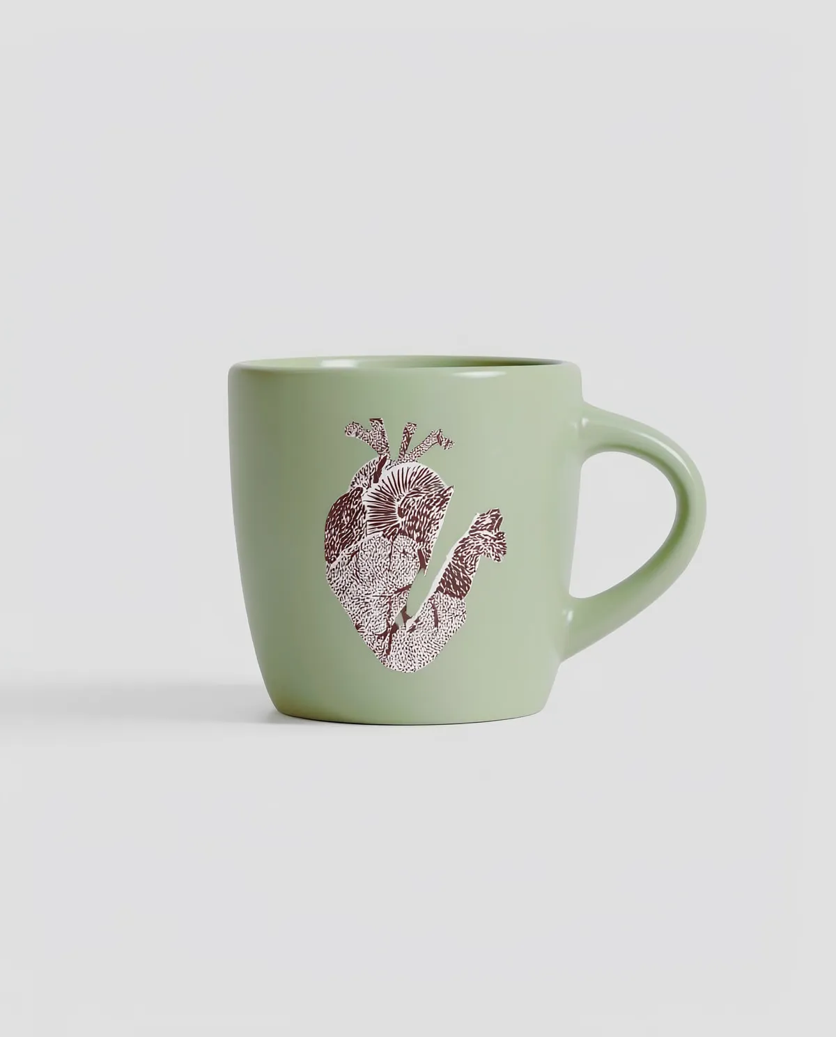 Matte Exterior Ceramic Mug with Glossy Interior 0