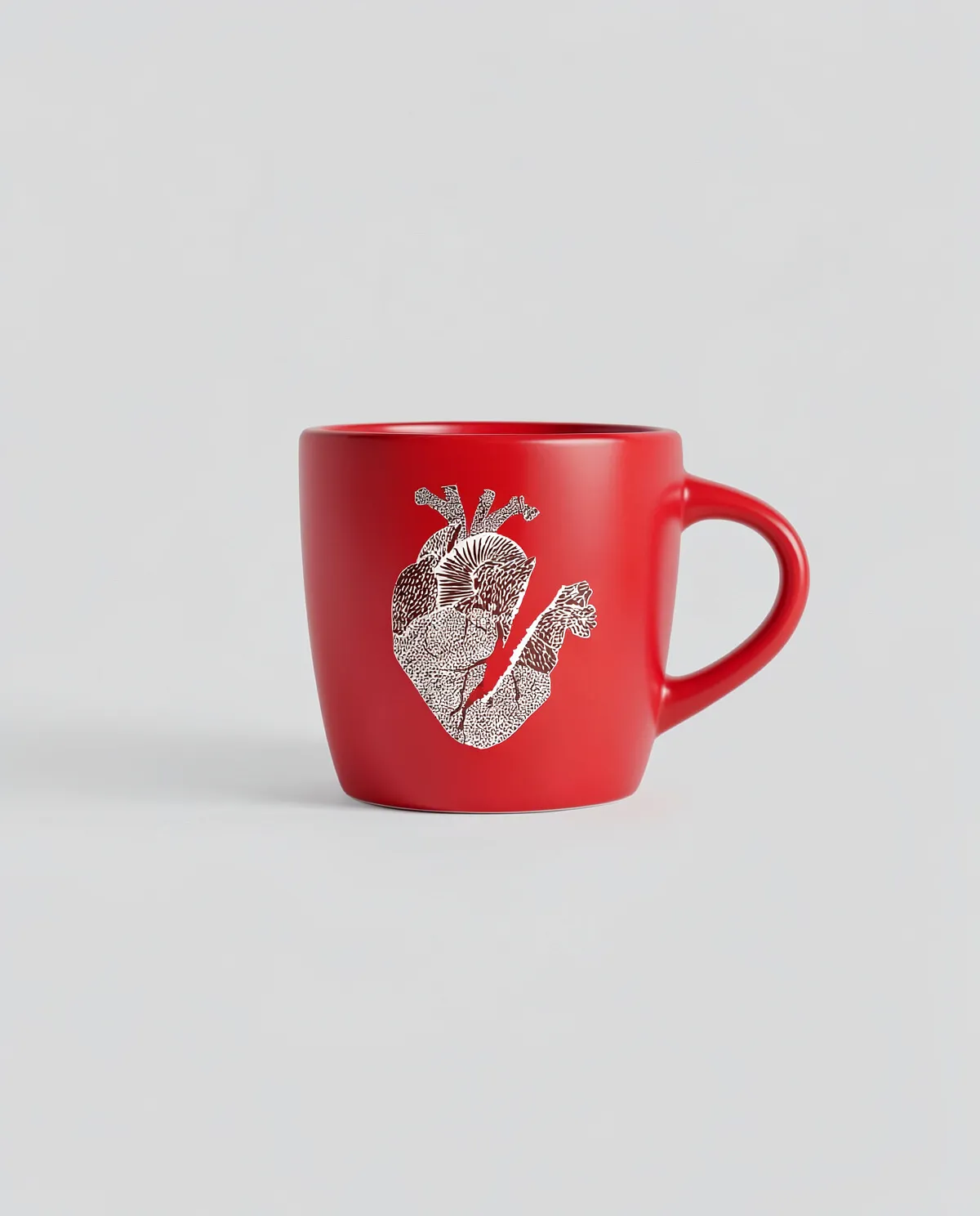 Matte exterior, glossy interior ceramic mug 0