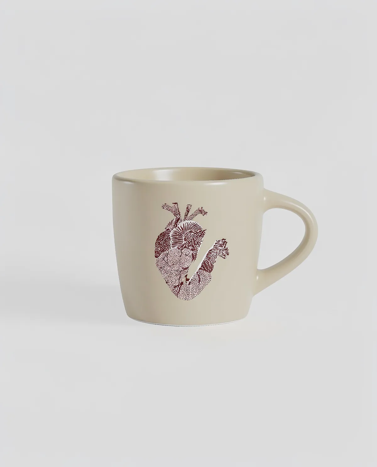 Premium Matte Ceramic Mug with Glossy Interior Finish 0