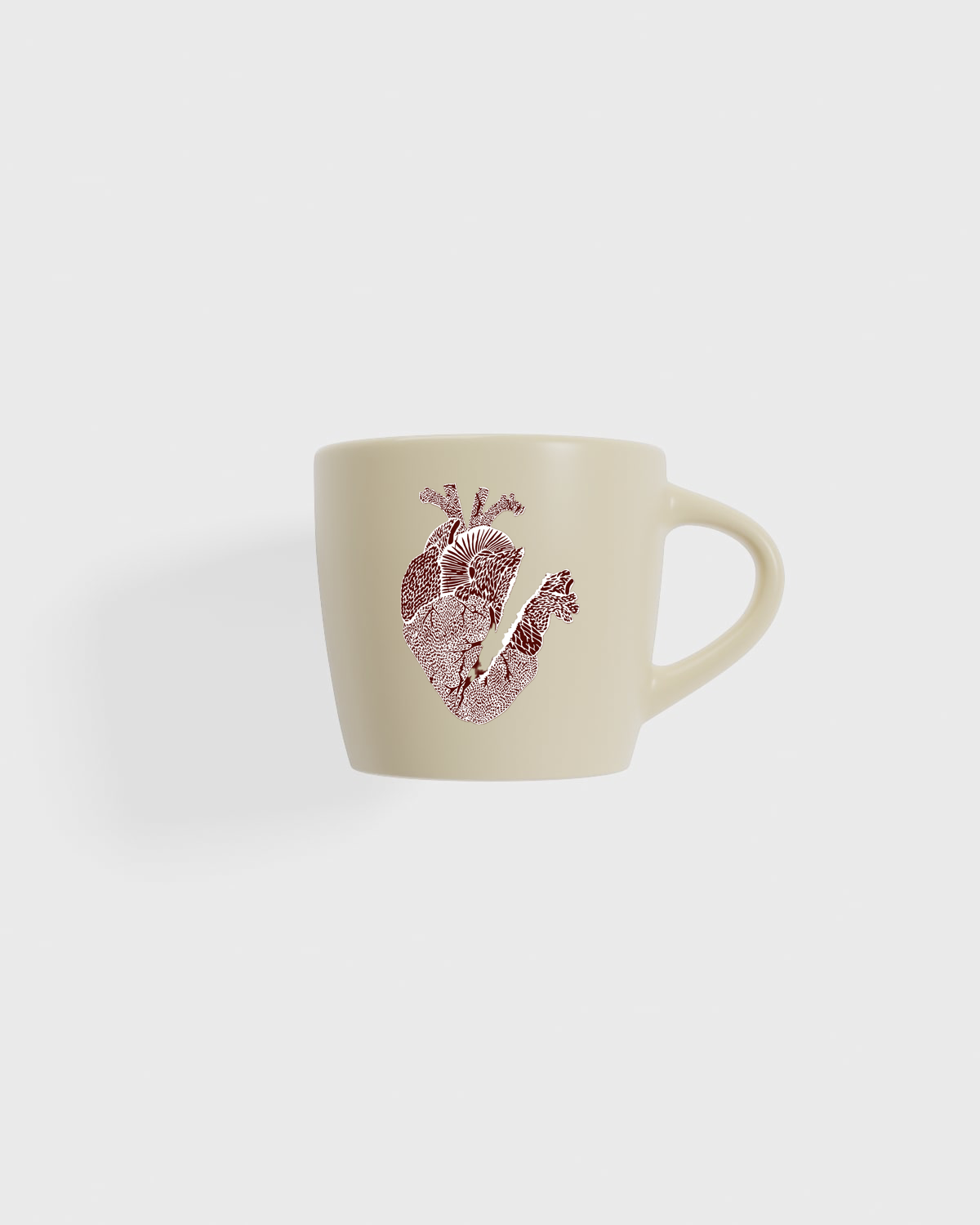 Premium Matte Ceramic Mug with Glossy Interior Finish 59