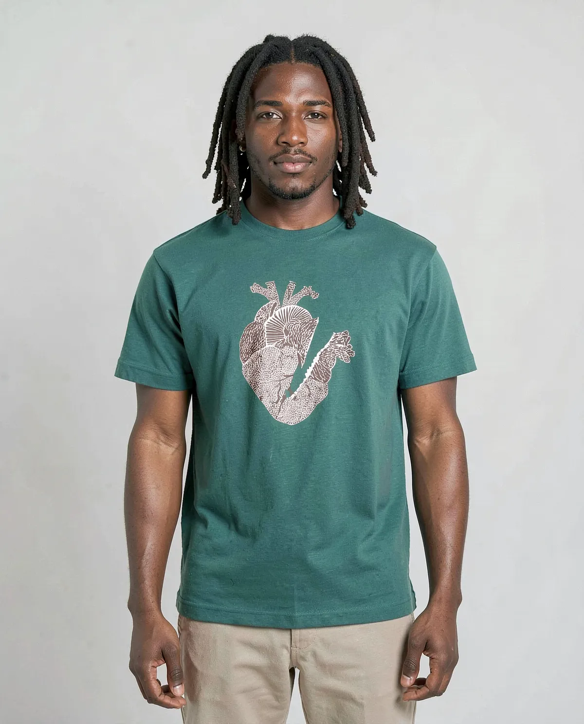 Vibrant Green T‑Shirt – Soft Organic Cotton, Short Sleeves 0