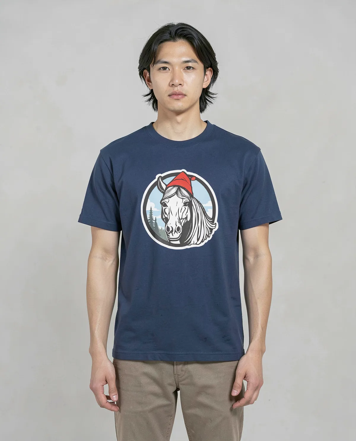 Blue Unisex Eco Cotton T-Shirt, Modern Fit 0