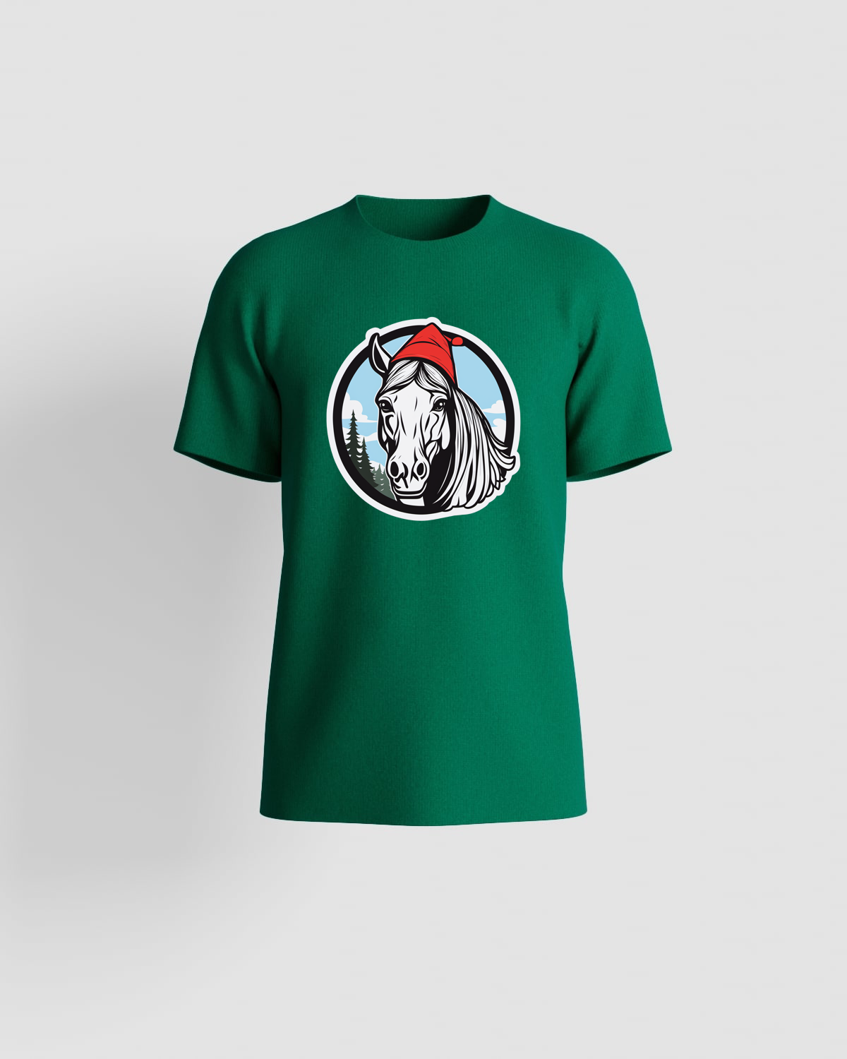 Green Eco‑Cotton T‑Shirt with Clean Design 59