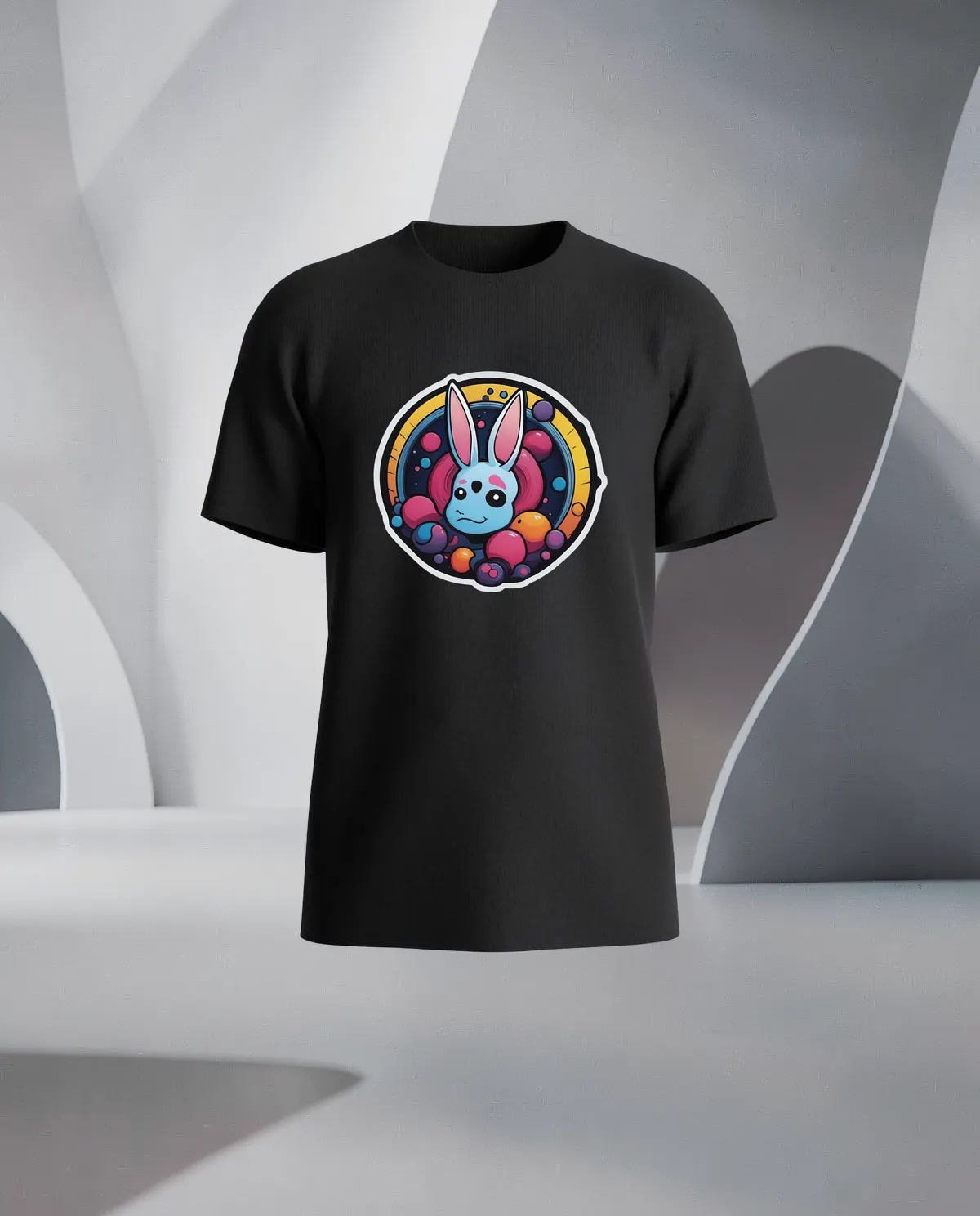 Black Eco‑Sustainable Organic Cotton T‑Shirt 59