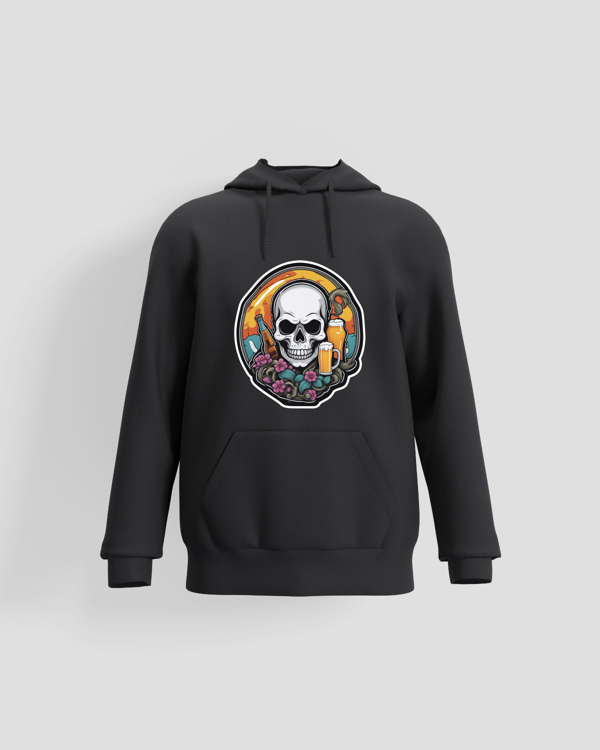 Black Unisex Sweatshirt – Print‑Ready Cotton Comfort 59