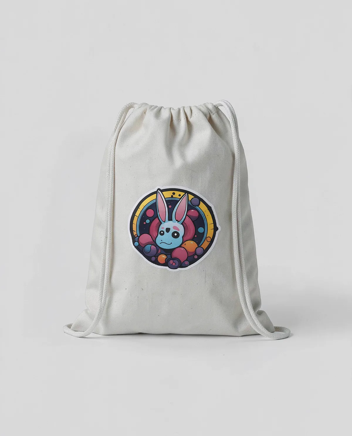 Custom Drawstring Bag with Smooth Print Surface 0