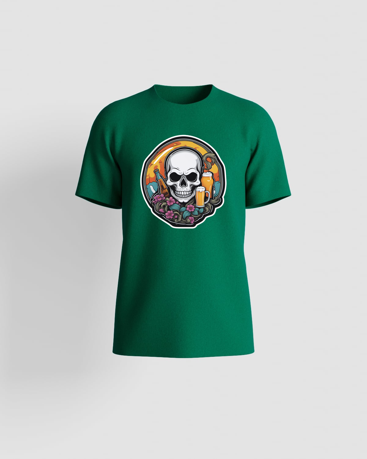 Green T-Shirt – Eco‑Sustainable Organic Cotton with Modern Fit 59