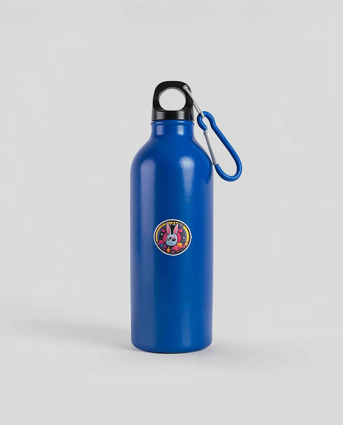 Eco-Friendly Recycled Aluminum Water Bottle with Carabiner 0