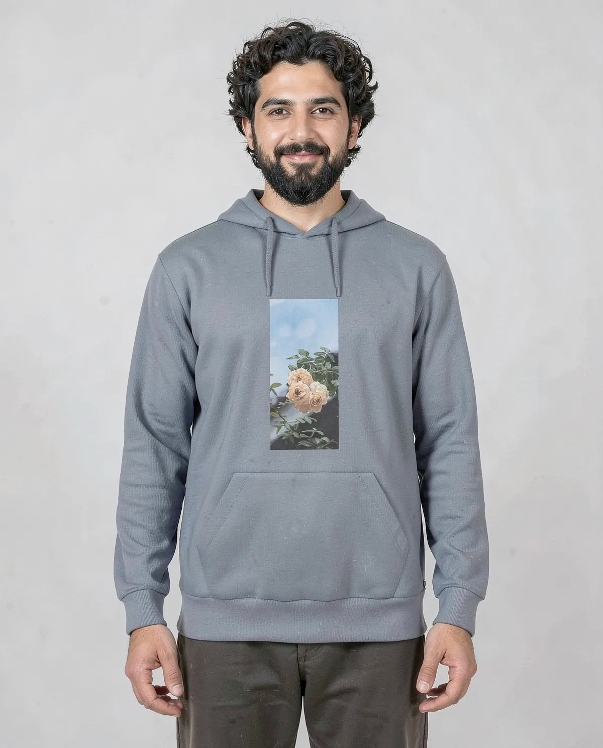 Grey Unisex Sweatshirt – Organic Cotton, Durable Print Surface 0