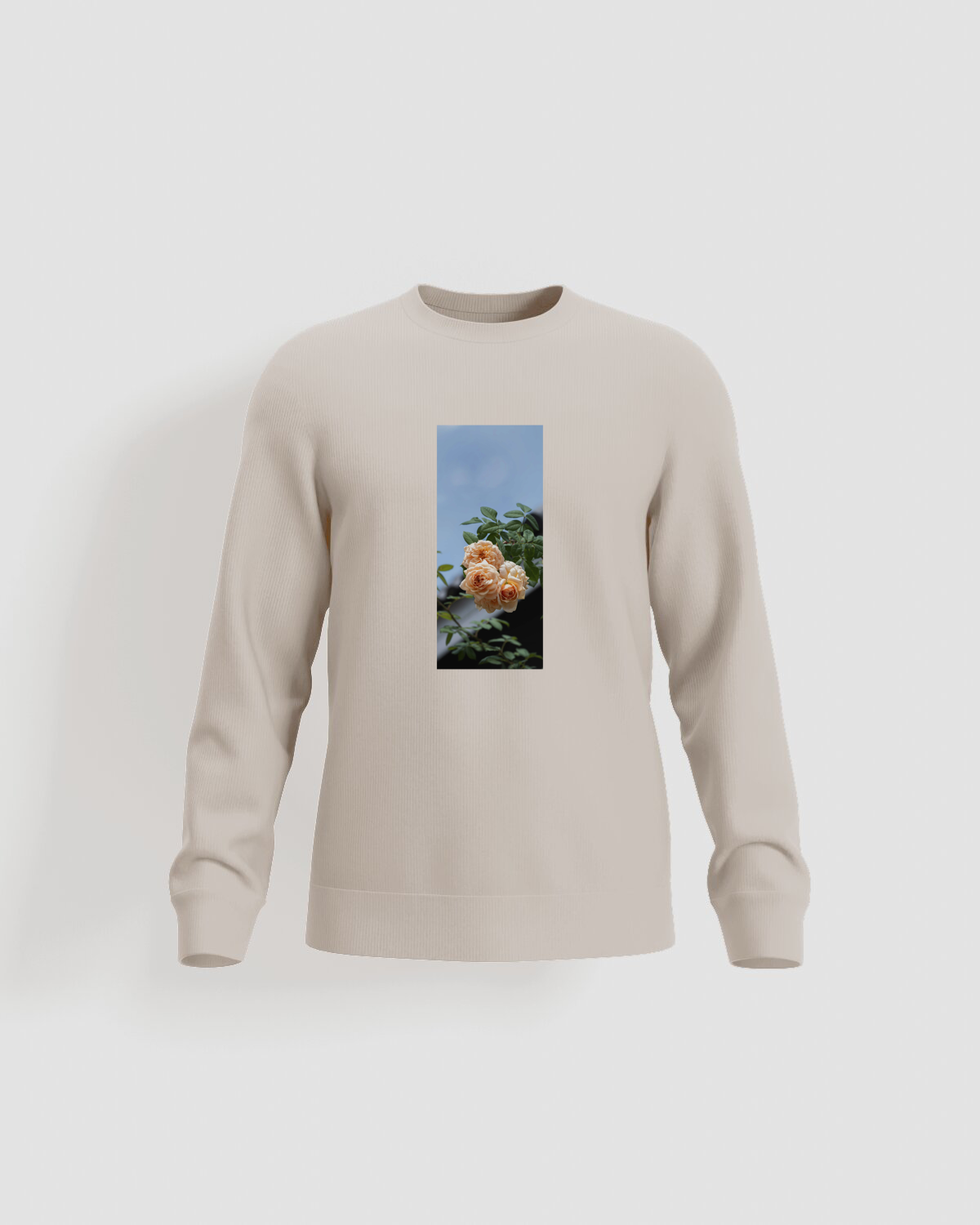 Cream Unisex Sweatshirt – Classic Crew Neck 59