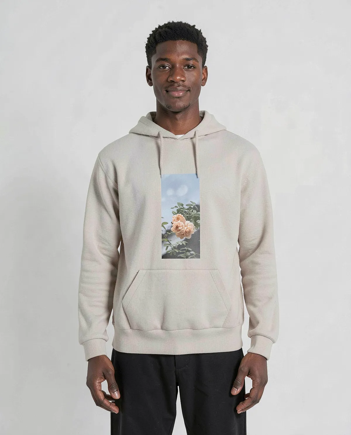 Sweatshirt unisexe en coton biologique couleur crème 0