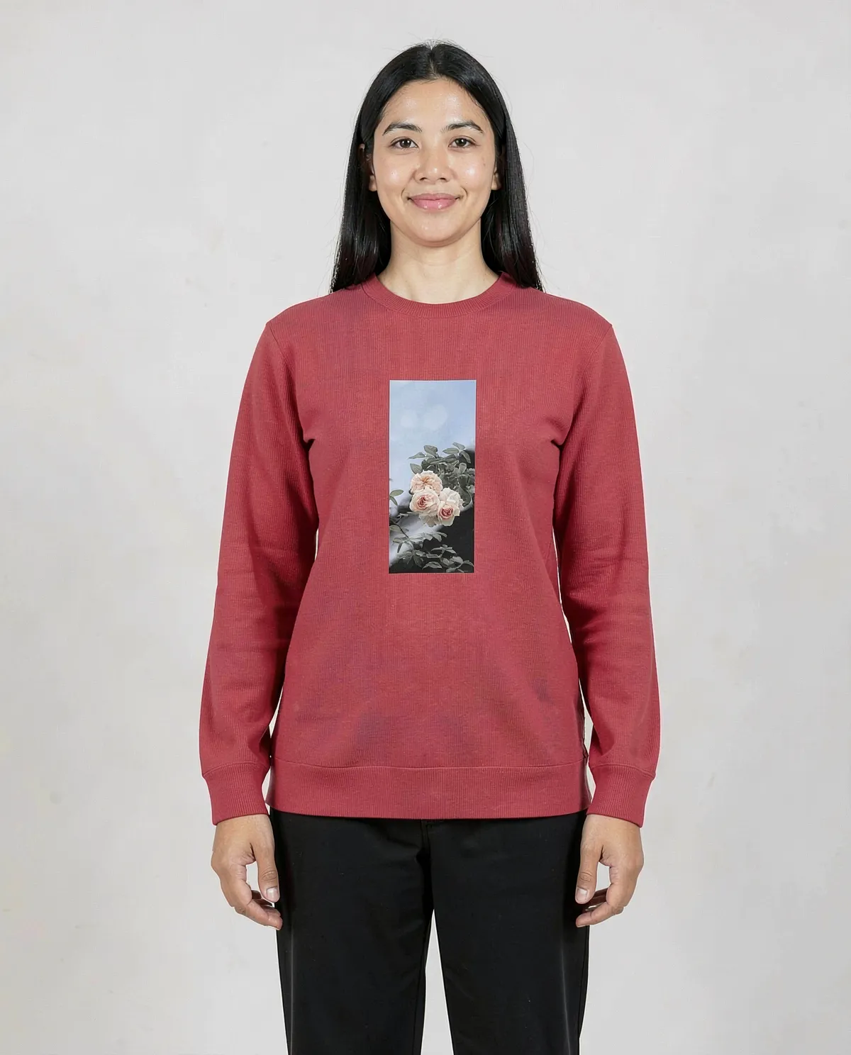 Red Unisex Sweatshirt – Soft, Wash-Resistant Cotton 0
