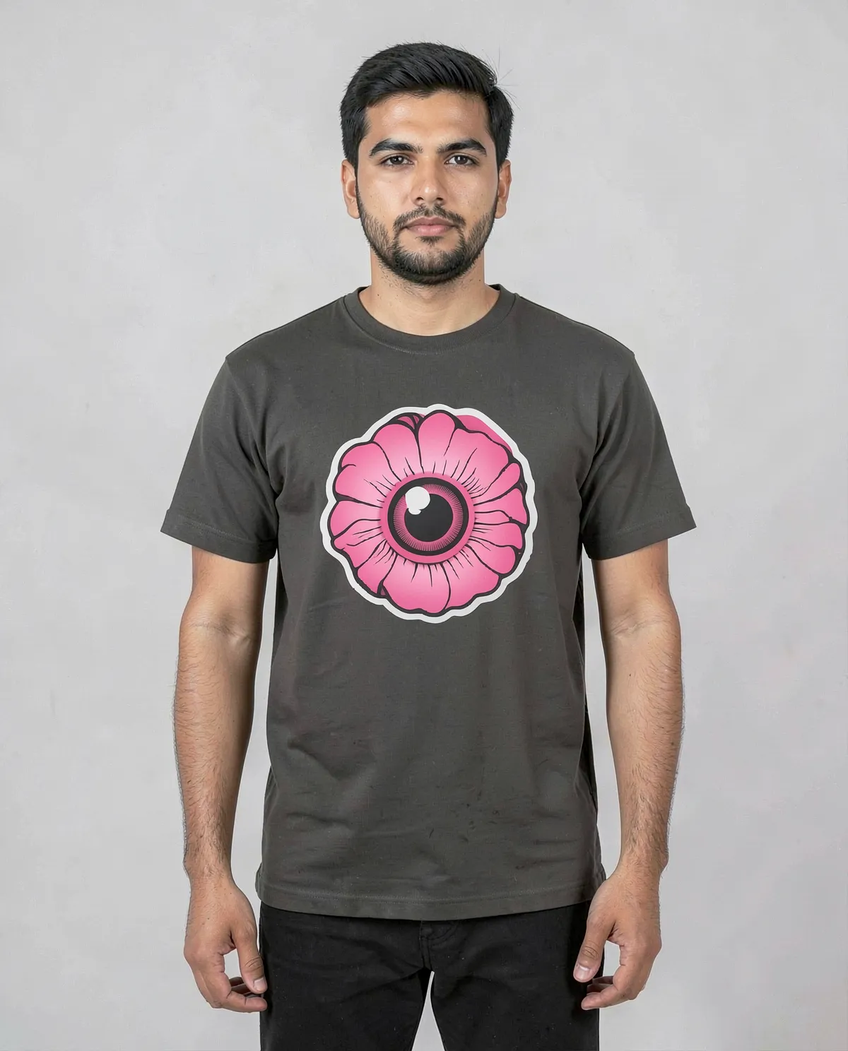 T‑shirt unisex eco‑sostenibile nero con vestibilità moderna 0