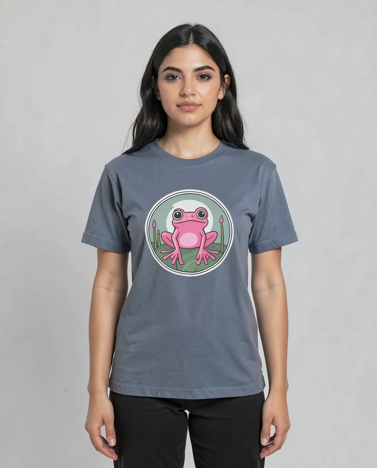 Blue Organic Cotton T‑Shirt – Modern Fit & Eco‑Sustainability 59