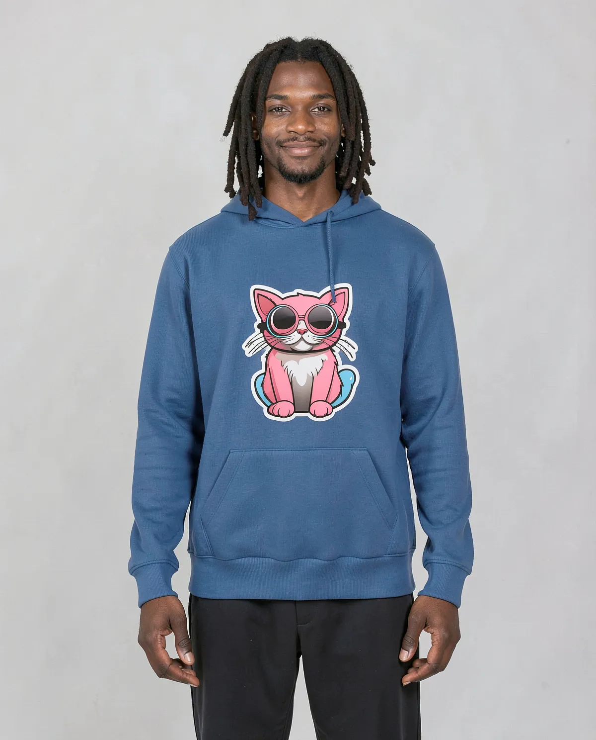 Blue Unisex Sweatshirt – Soft Premium Organic Cotton Comfort 0