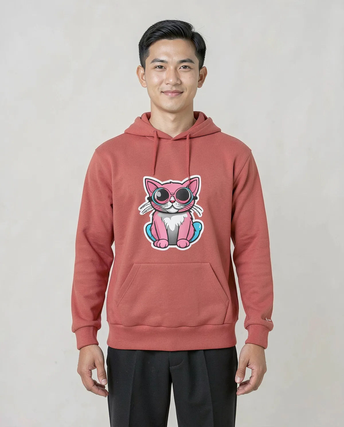 Red Unisex Sweatshirt – 100% Cotton Comfort & Style 0
