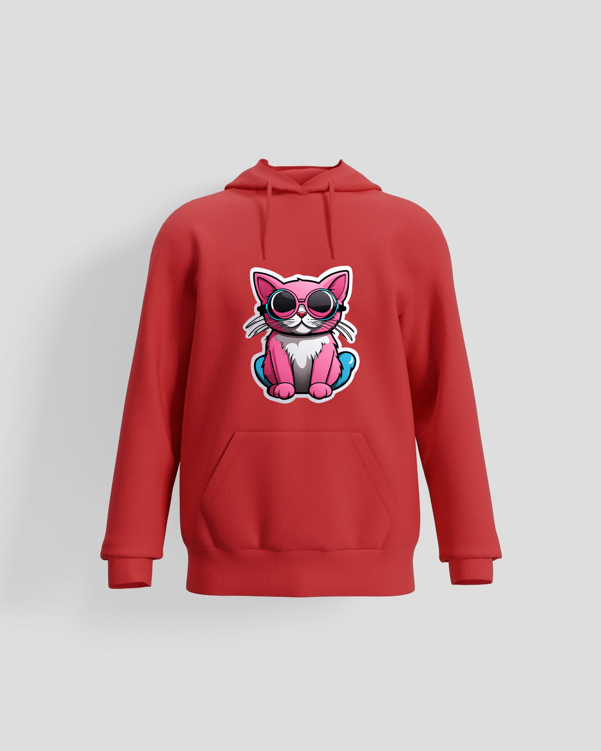 Red Unisex Sweatshirt – 100% Cotton Comfort & Style 59