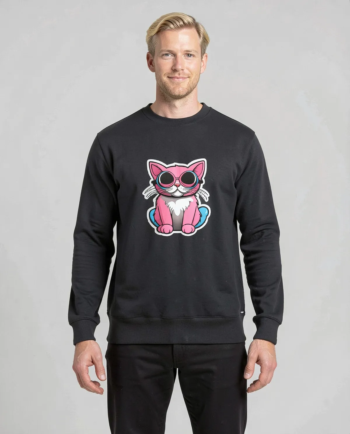 Felpa unisex nera – cotone morbido ed ecologico 0
