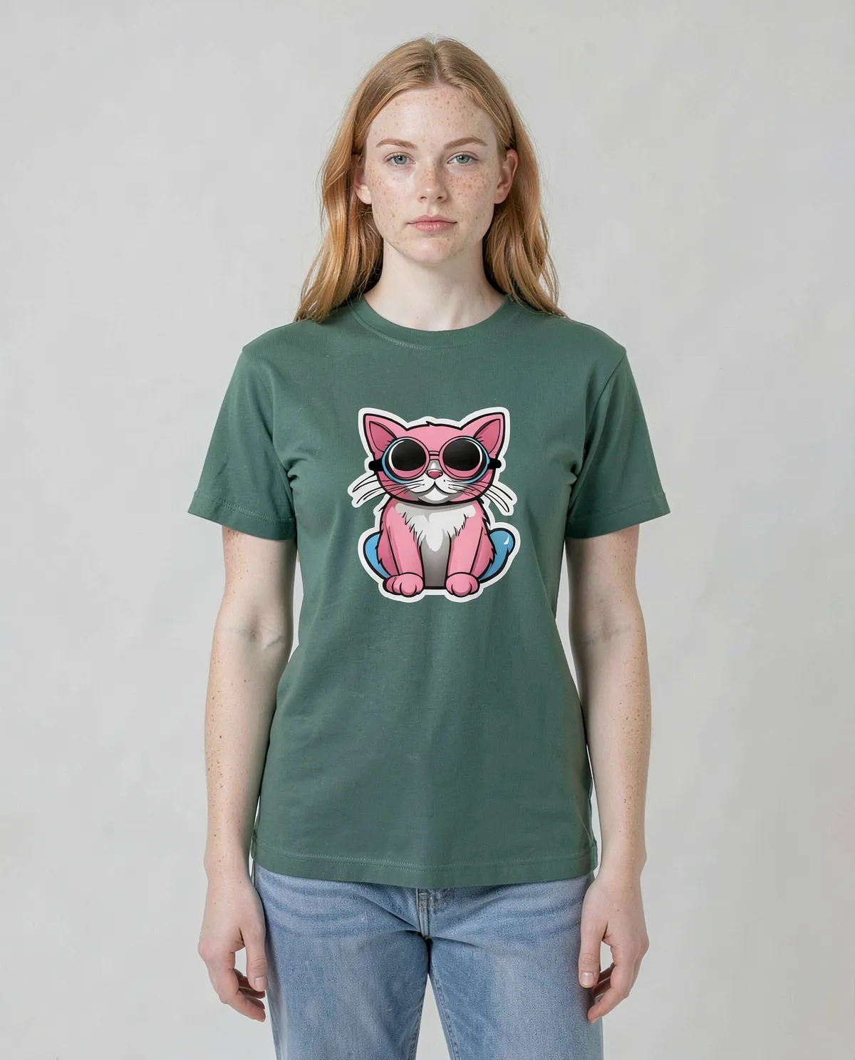 Green Organic Cotton T-Shirt Modern Fit 0