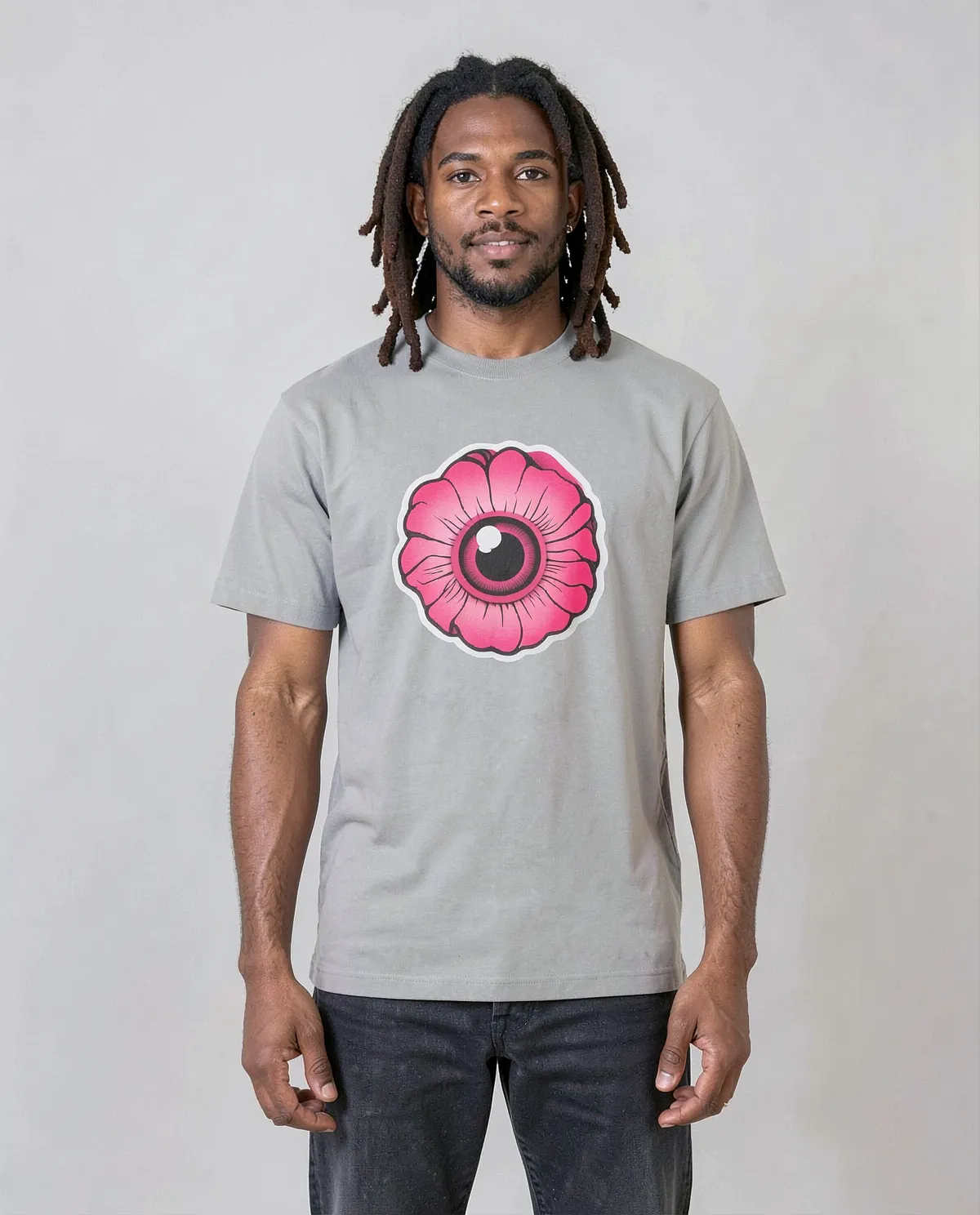 Grey 100% Organic Cotton T Shirt – Modern Genderless Fit 0