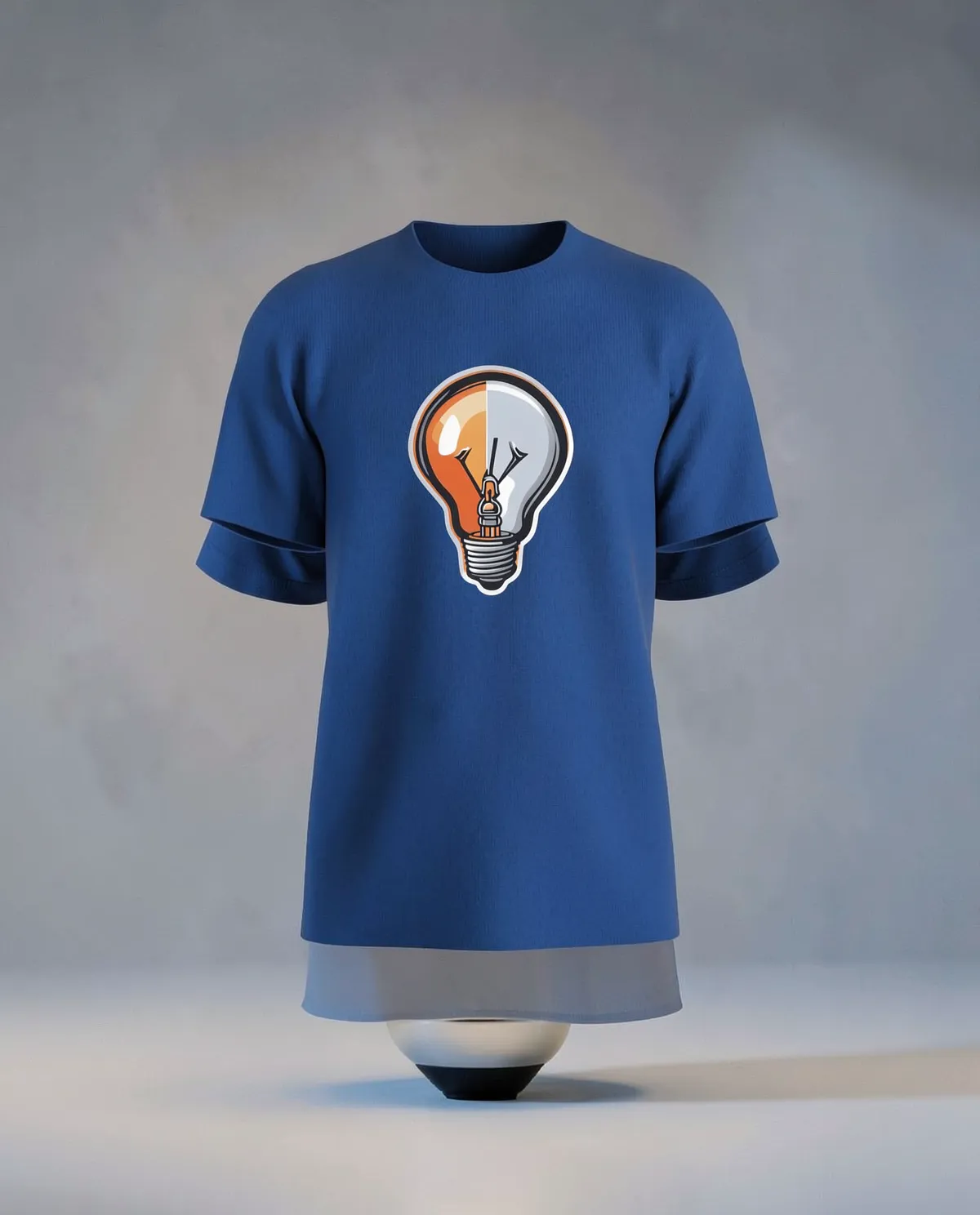 Blue Eco‑Sustainable T-Shirt – Modern Fit, 100% Organic Cotton 59