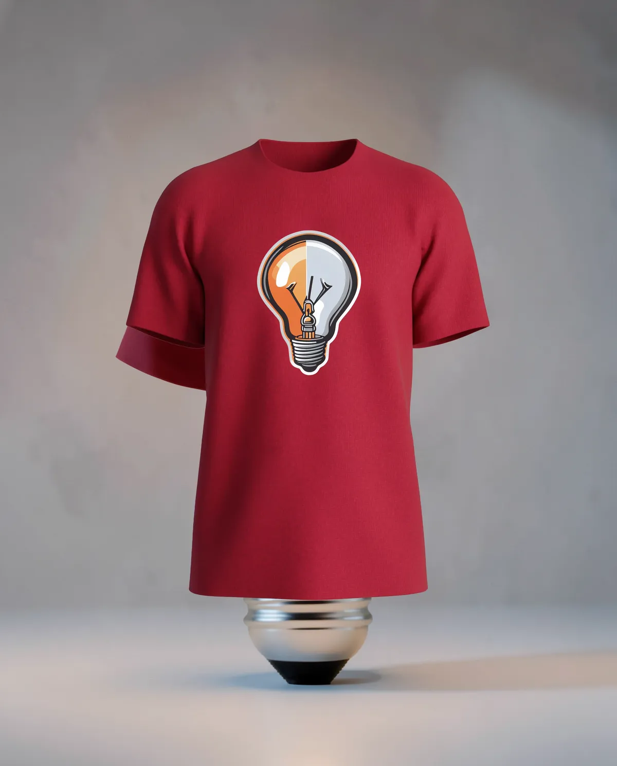 Vibrant Red T-Shirt – Classic Crew Neck 59