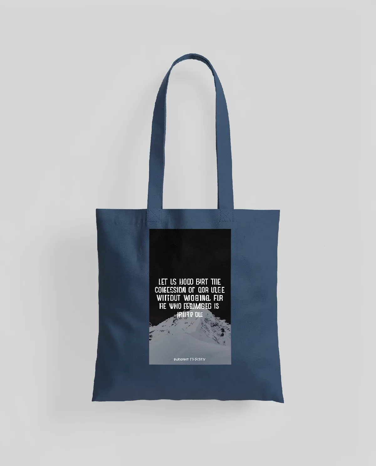 Customizable Cotton Tote Bag with Long Handles 0