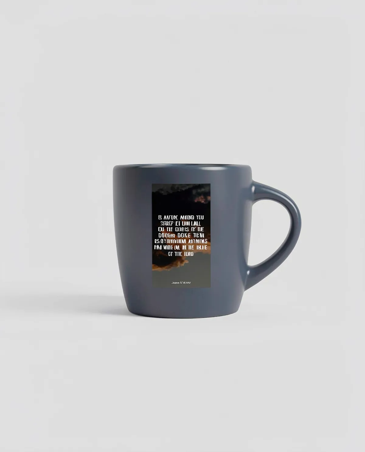 Mug with Matte Exterior and Glossy Interior Finish 0